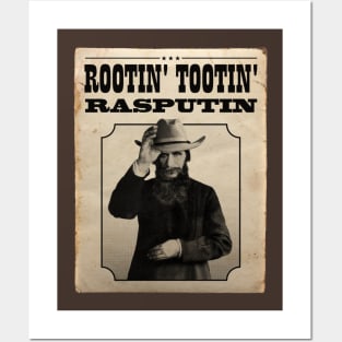 Rootin' Tootin' Rasputin Cowboy Poster Posters and Art